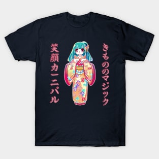 Kimono style girl T-Shirt